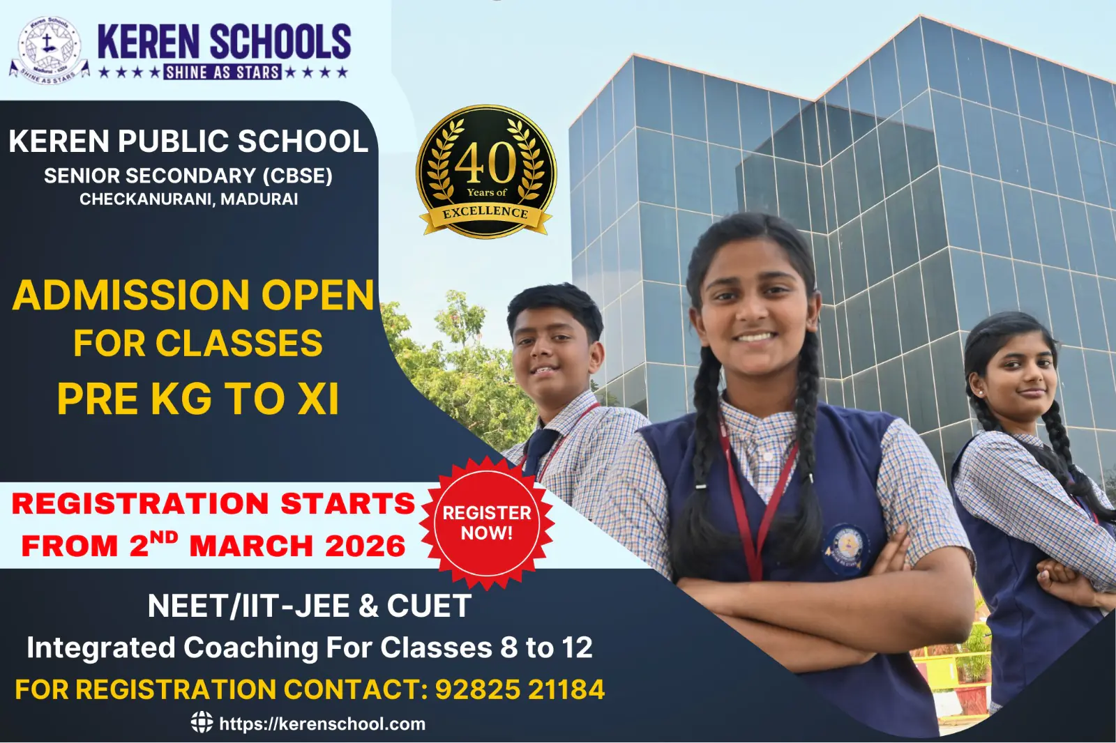 CBSE School Admission Madurai